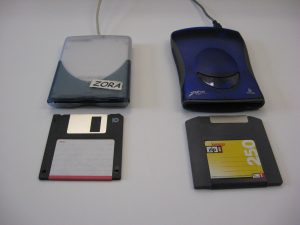 USB 250 MB Zip Drive and 3.5" Floppy Disk Drive